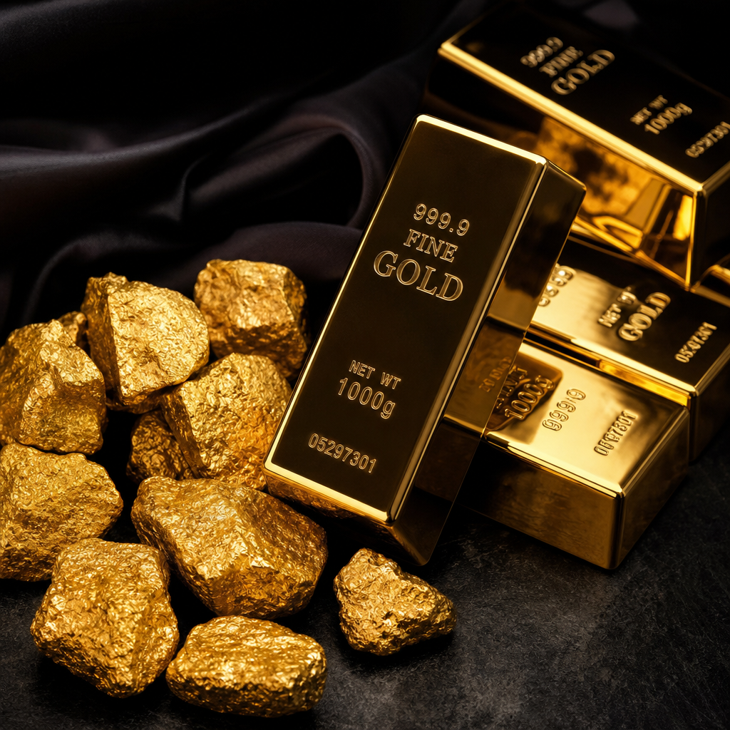 Premium gold bullion